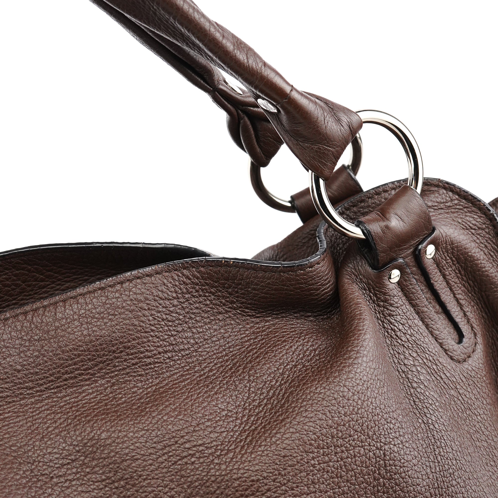 Brown Leather Bittersweet Shoulder Bag