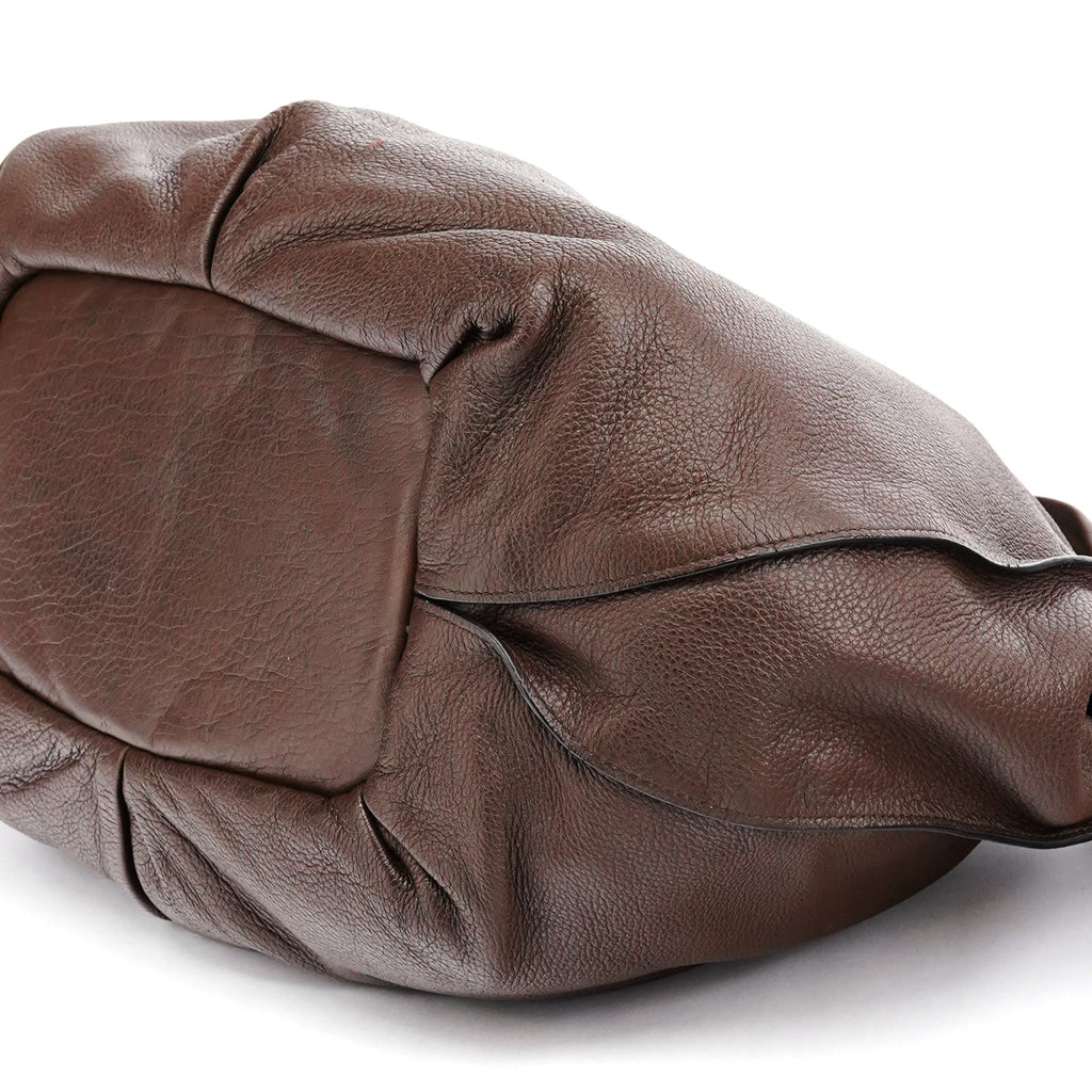 Brown Leather Bittersweet Shoulder Bag