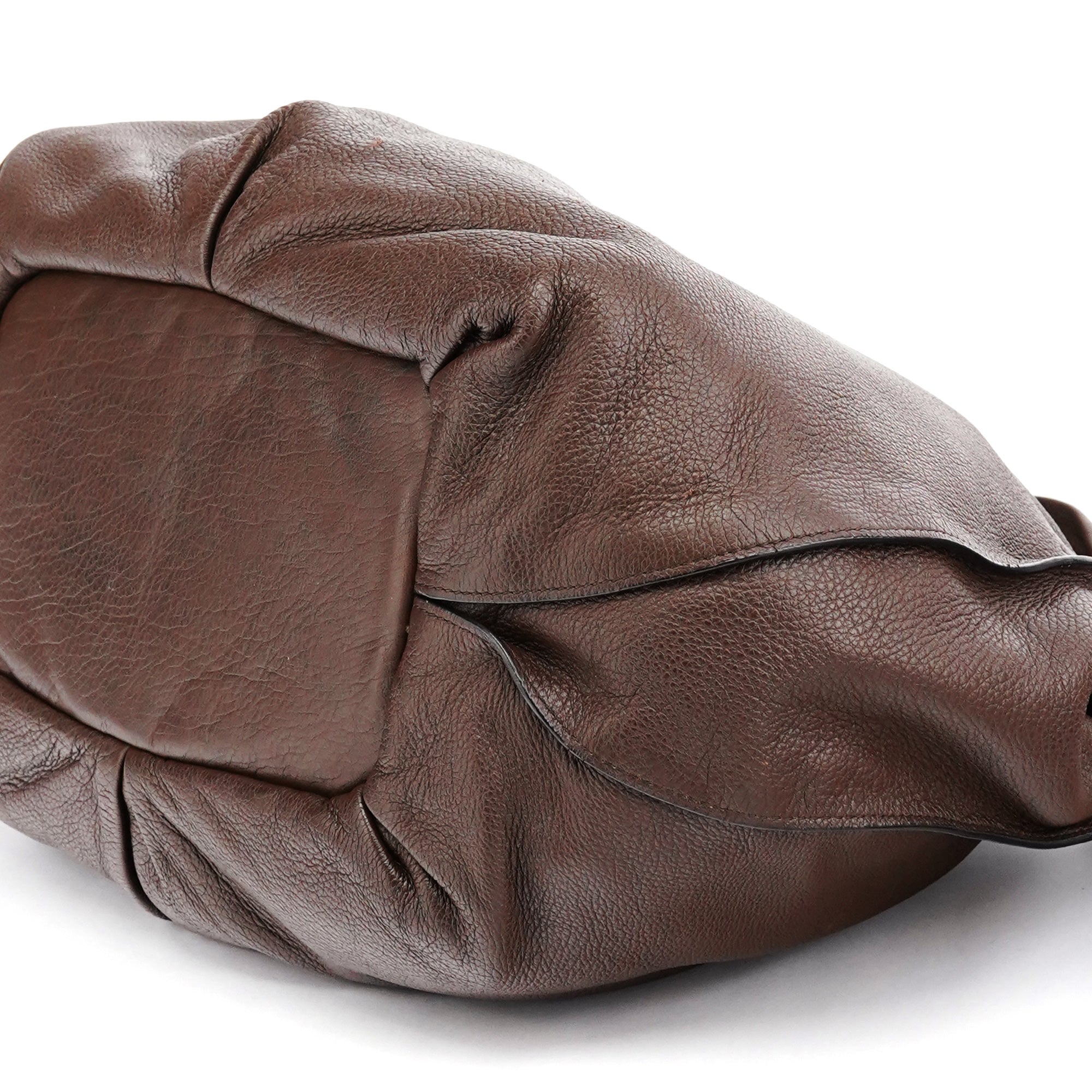 Brown Leather Bittersweet Shoulder Bag