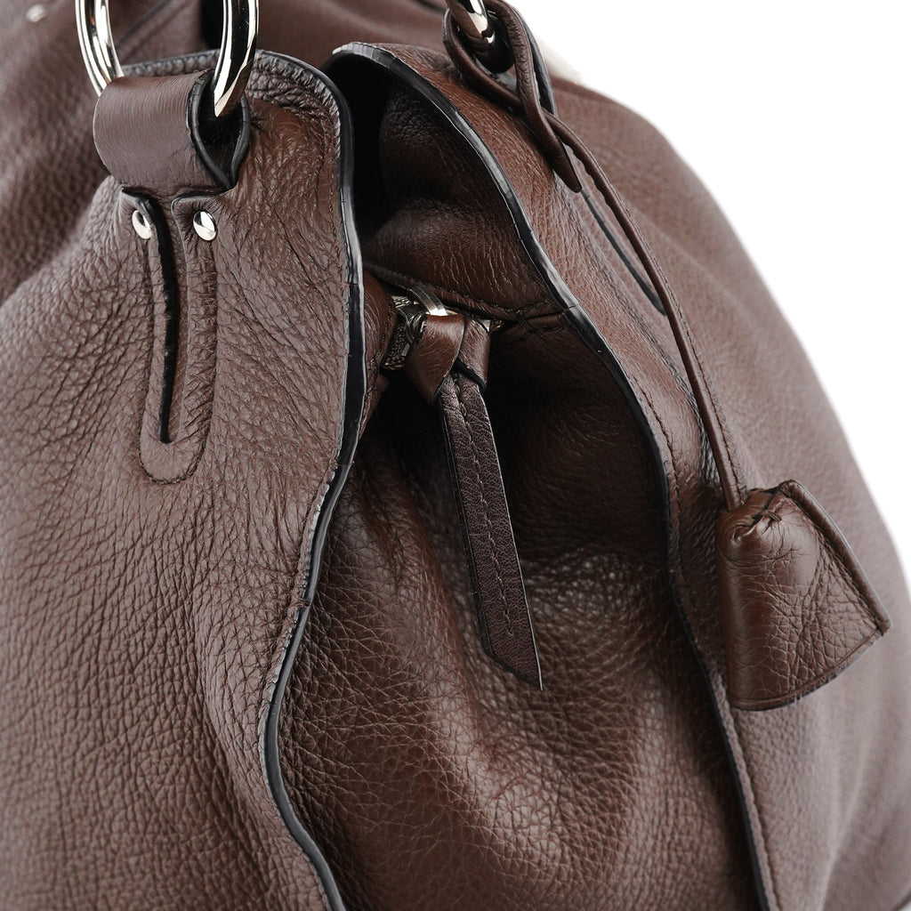 Brown Leather Bittersweet Shoulder Bag