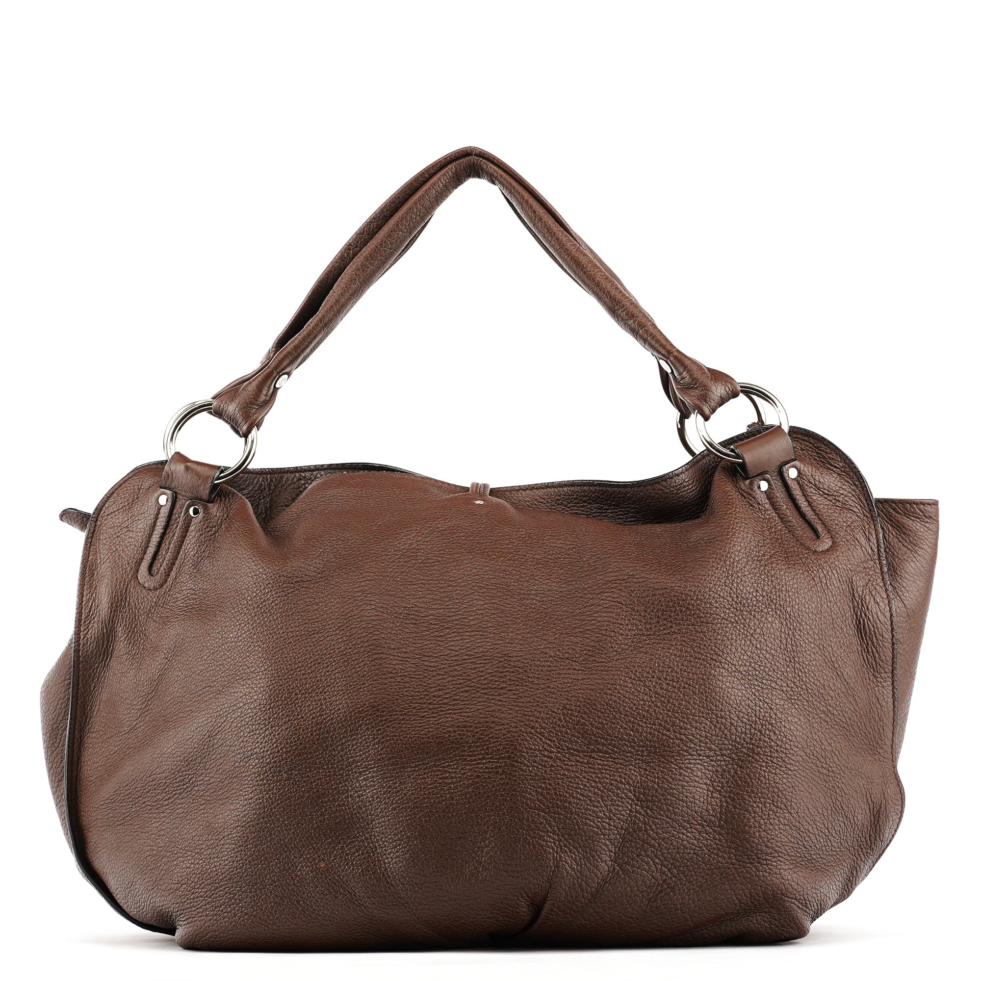 Brown Leather Bittersweet Shoulder Bag