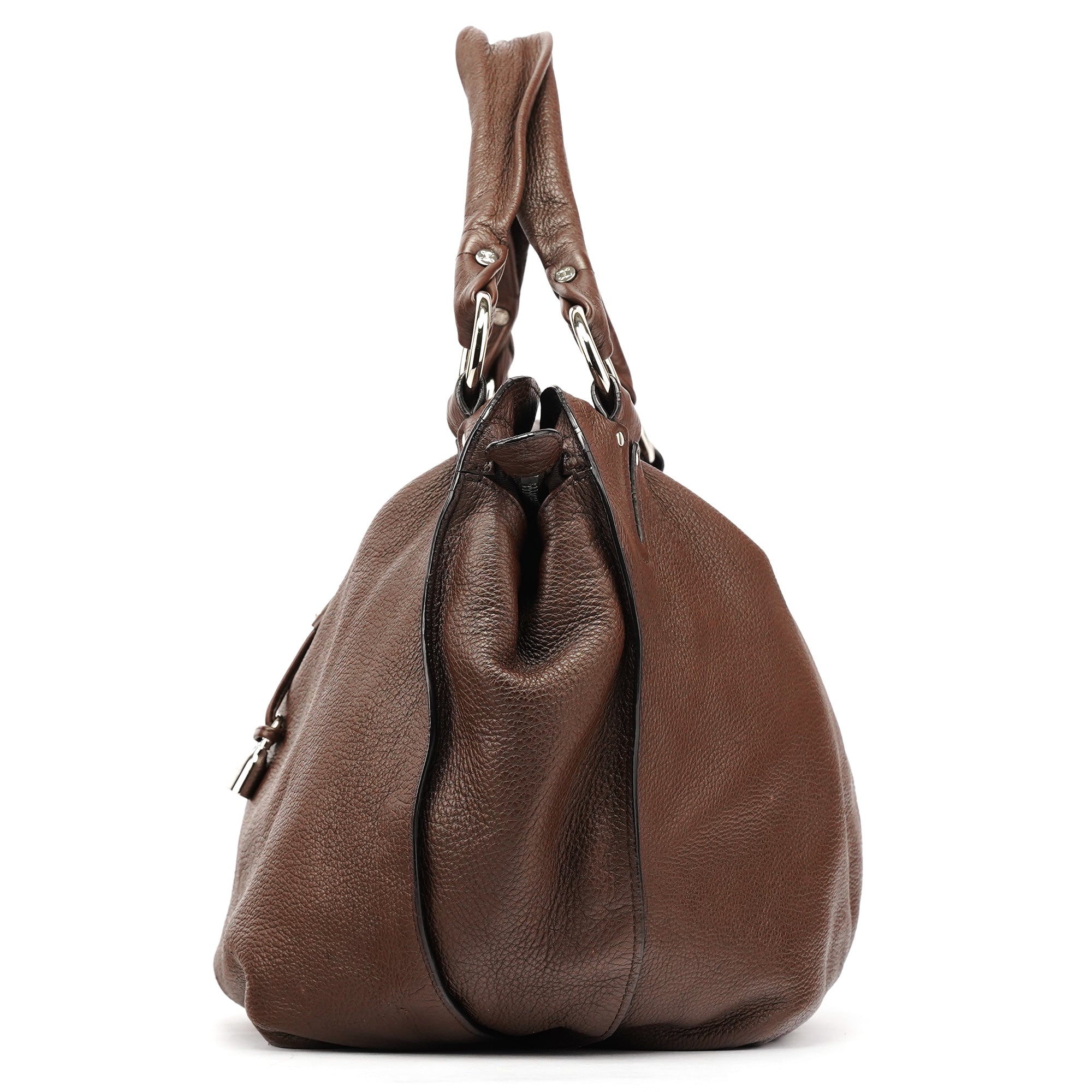Brown Leather Bittersweet Shoulder Bag