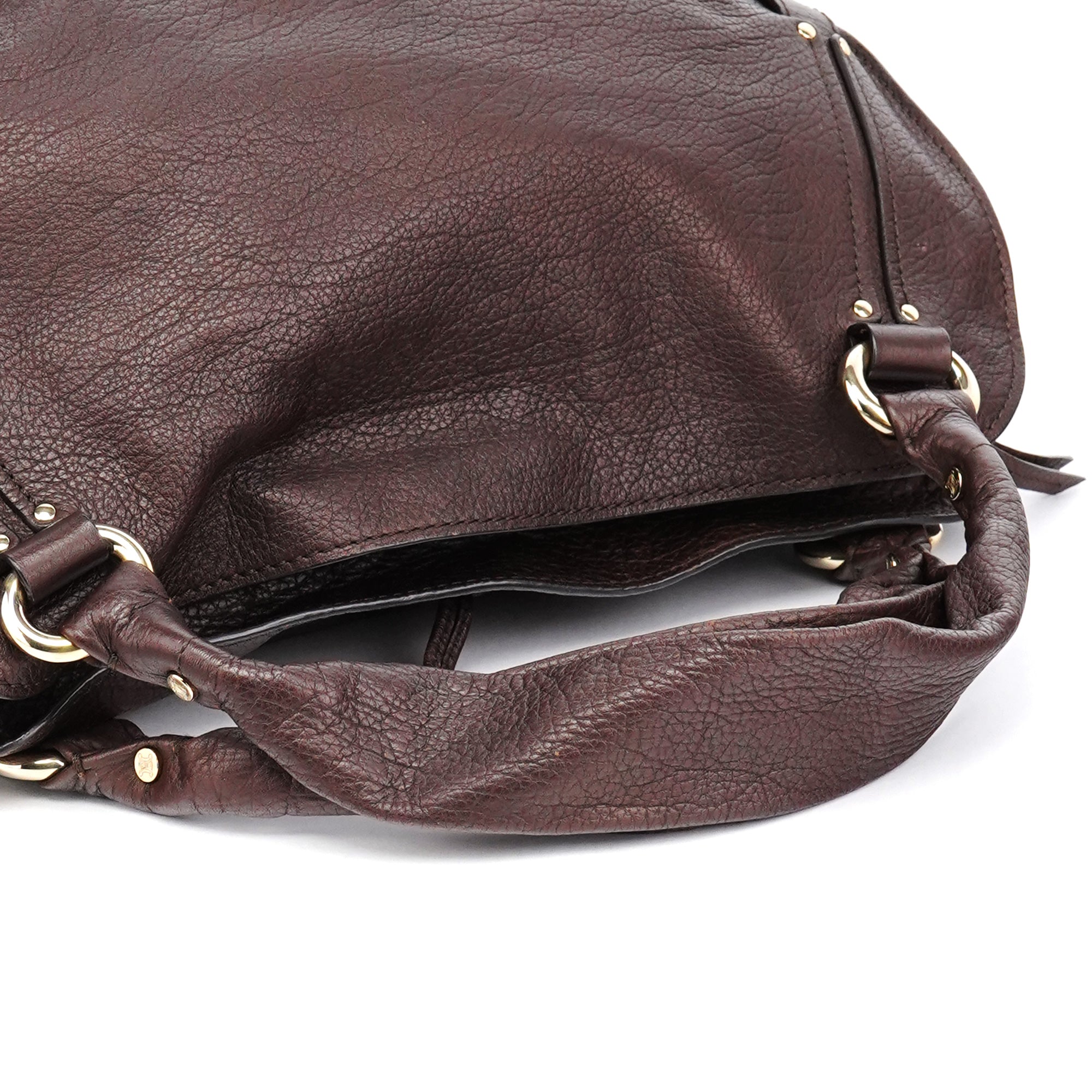 Brown Leather Bittersweet Shoulder Bag