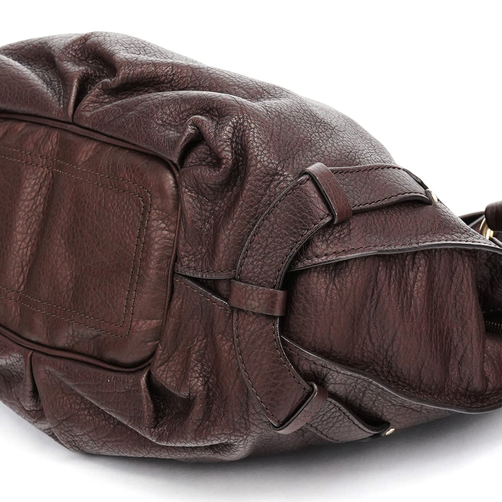 Brown Leather Bittersweet Shoulder Bag