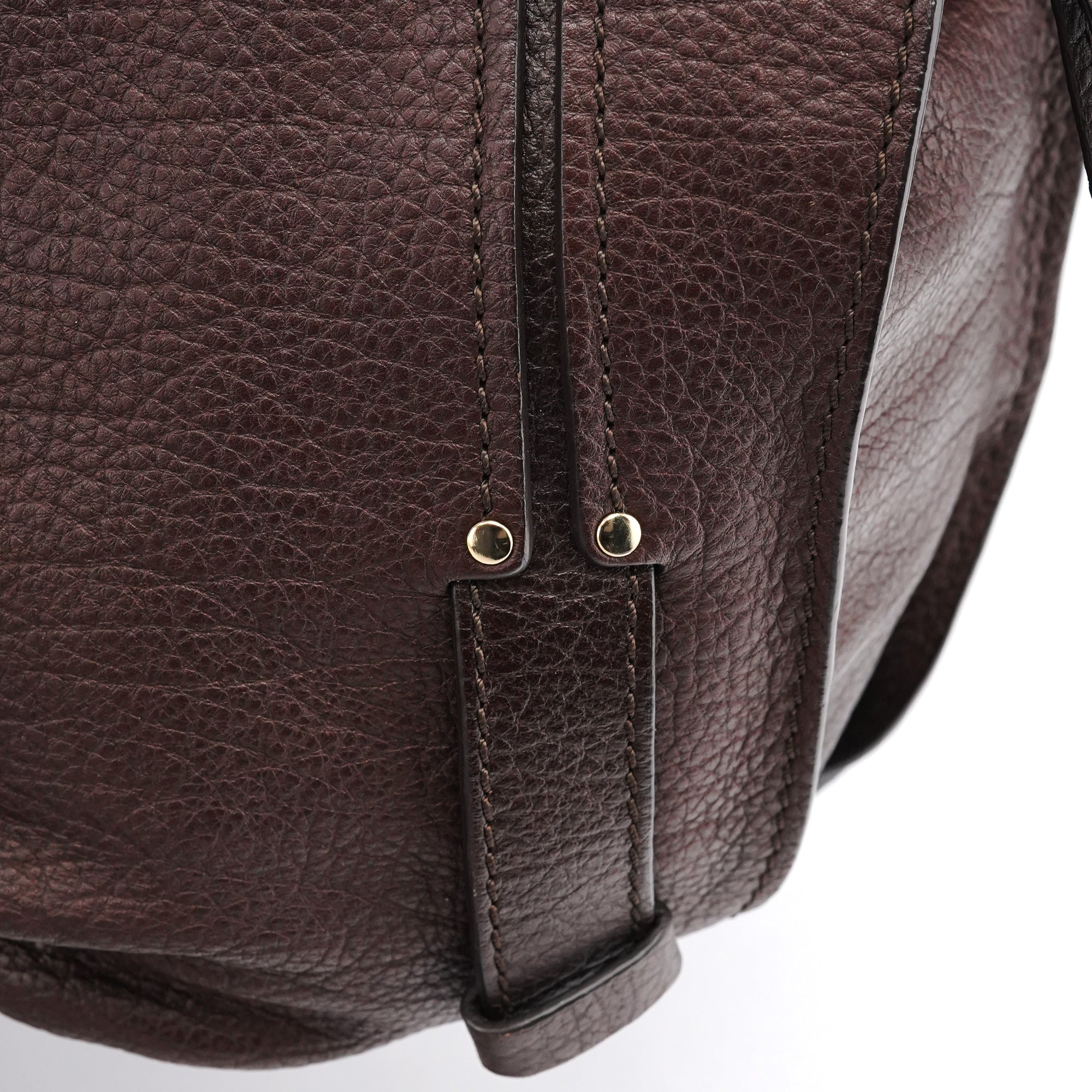 Brown Leather Bittersweet Shoulder Bag