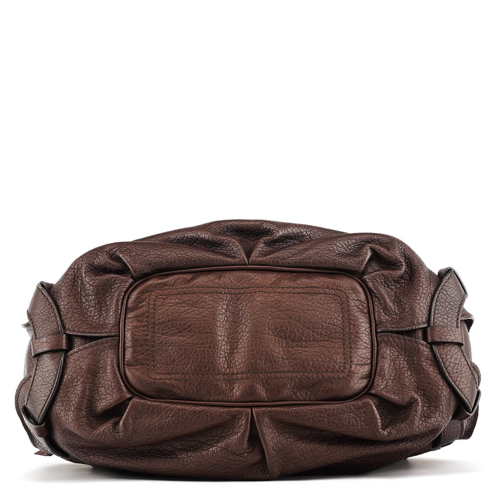 Brown Leather Bittersweet Shoulder Bag