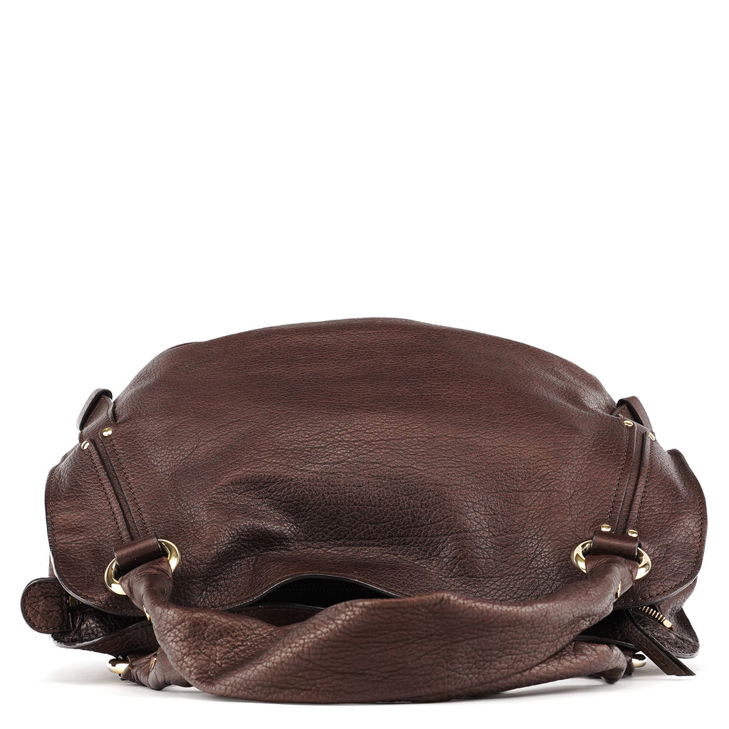 Brown Leather Bittersweet Shoulder Bag