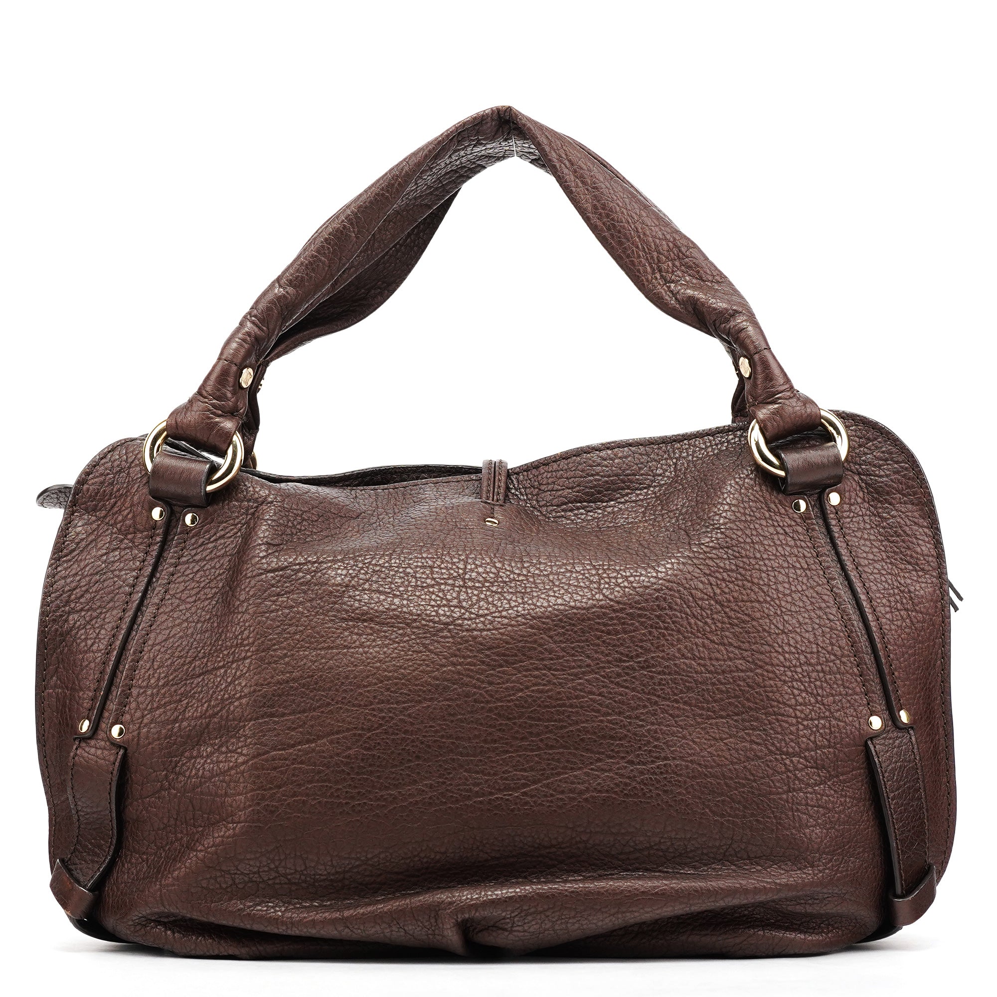 Brown Leather Bittersweet Shoulder Bag