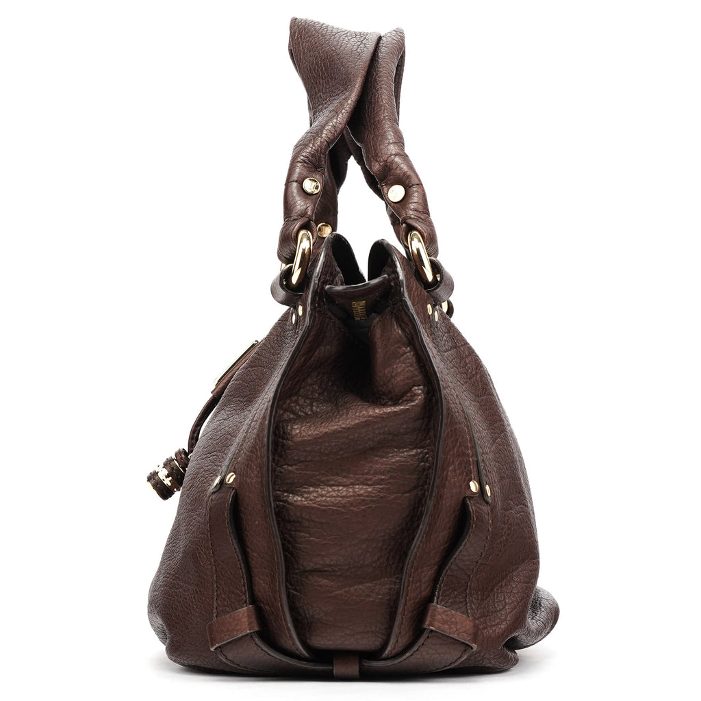 Brown Leather Bittersweet Shoulder Bag
