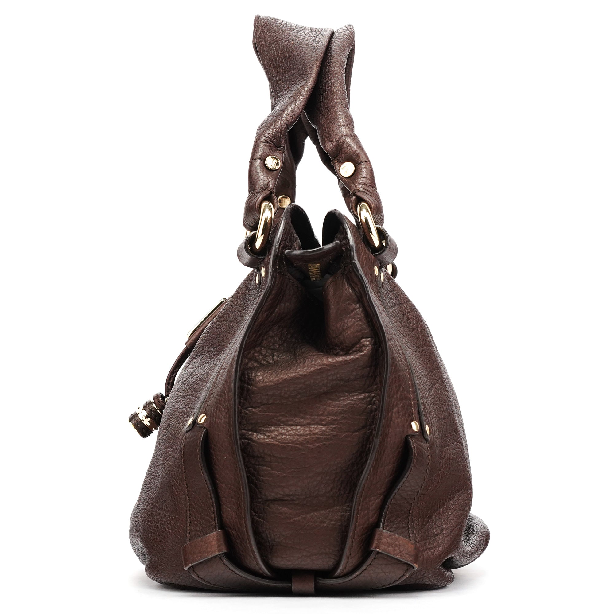 Brown Leather Bittersweet Shoulder Bag