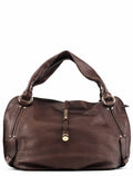 Brown Leather Bittersweet Shoulder Bag
