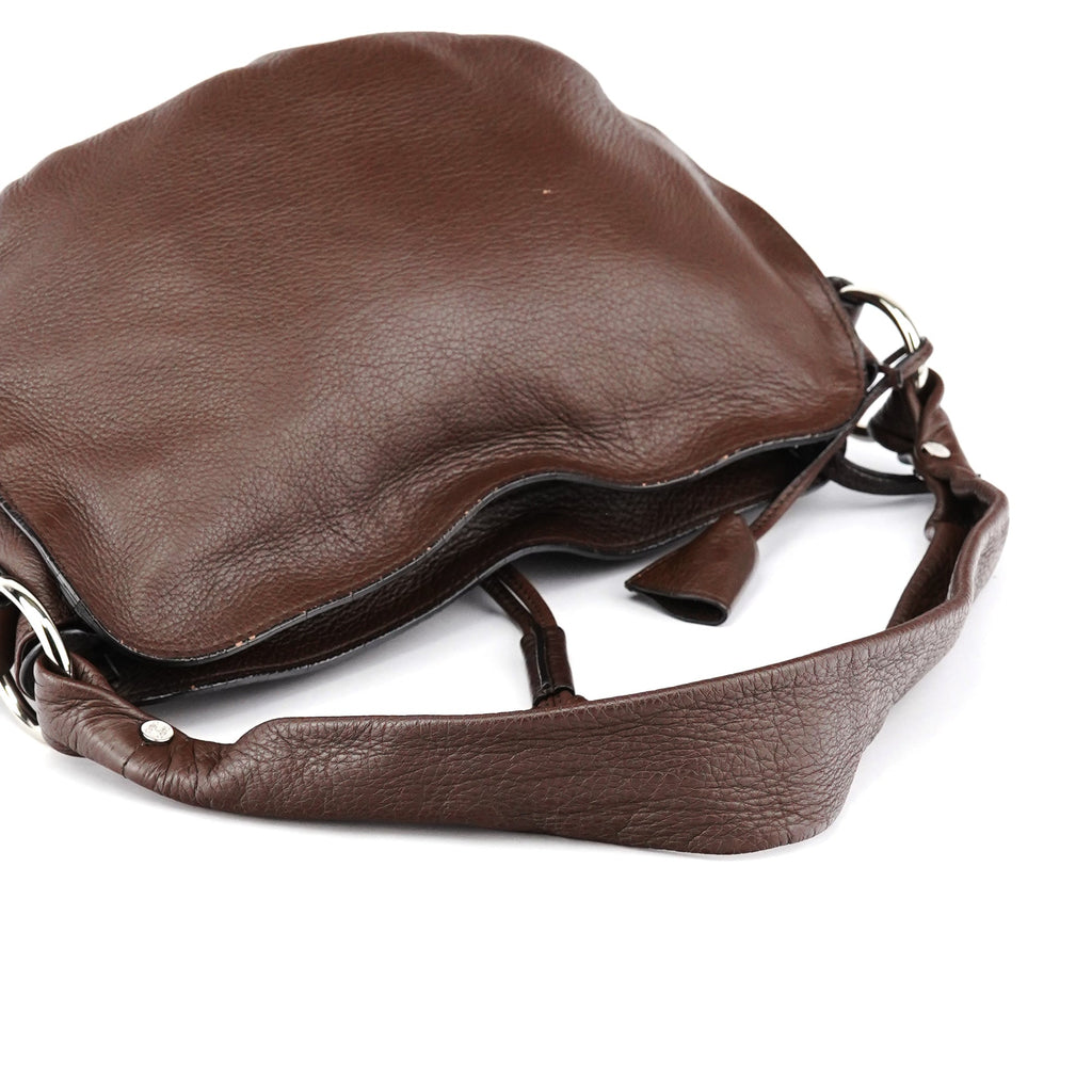 Brown Leather Bittersweet Shoulder Bag