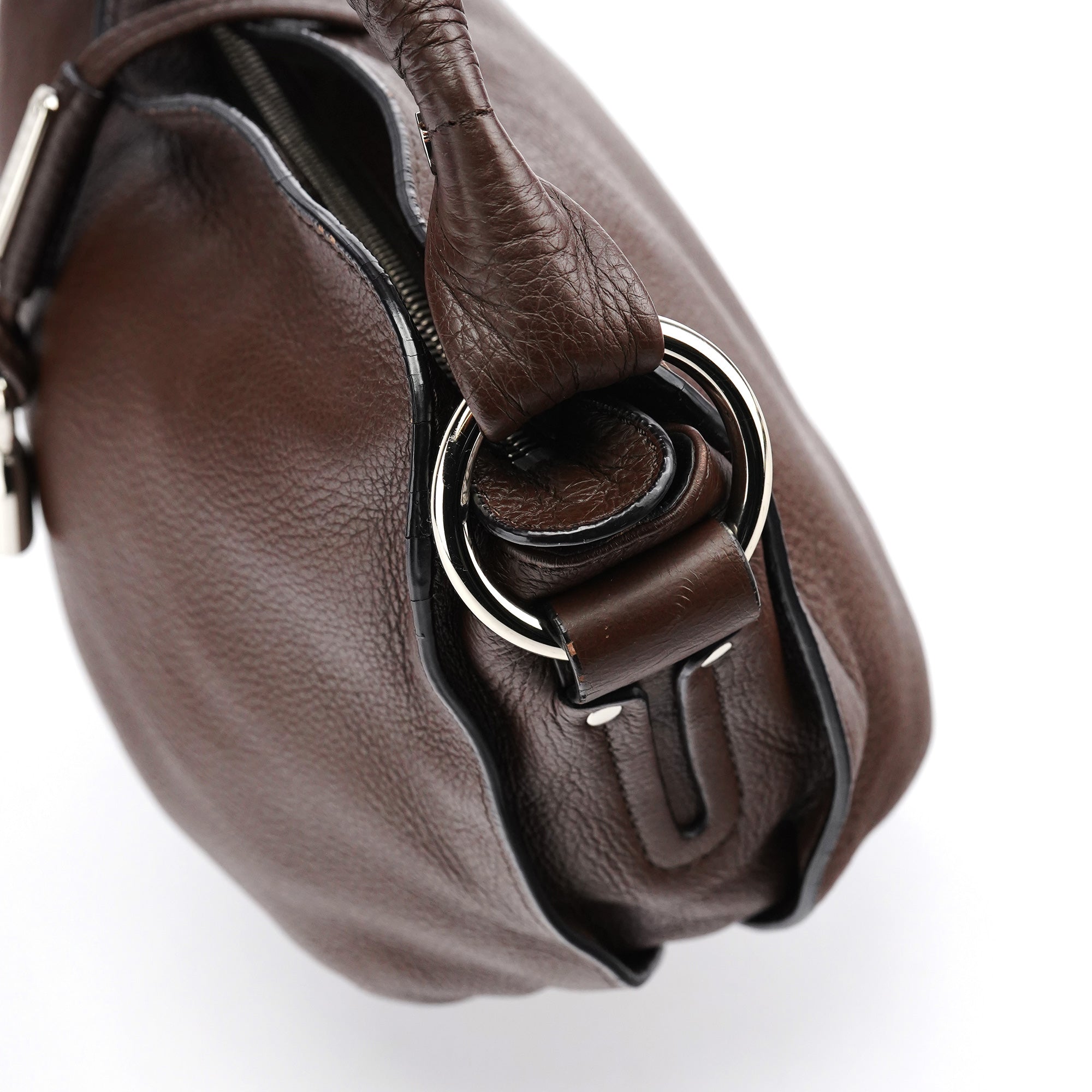 Brown Leather Bittersweet Shoulder Bag