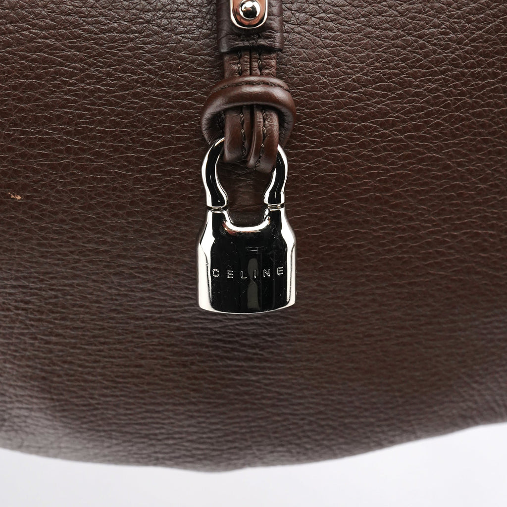 Brown Leather Bittersweet Shoulder Bag