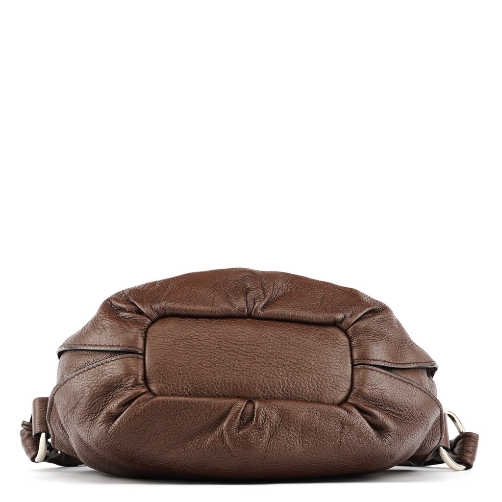 Brown Leather Bittersweet Shoulder Bag