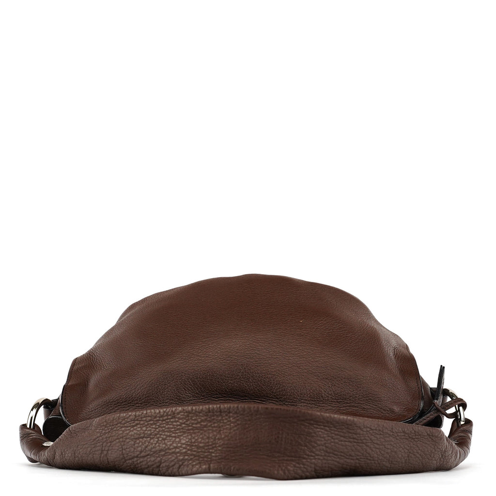 Brown Leather Bittersweet Shoulder Bag