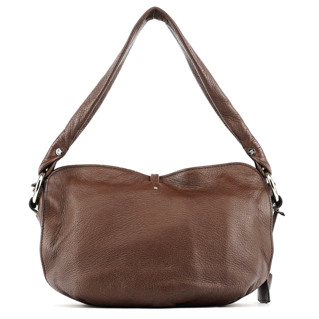 Brown Leather Bittersweet Shoulder Bag