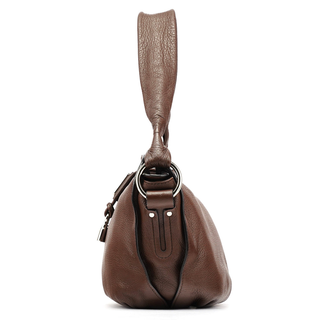 Brown Leather Bittersweet Shoulder Bag