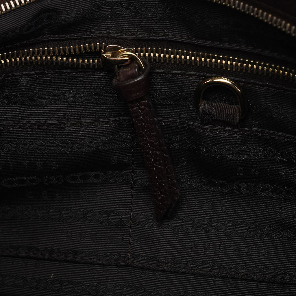 Brown Leather Bittersweet Shoulder Bag