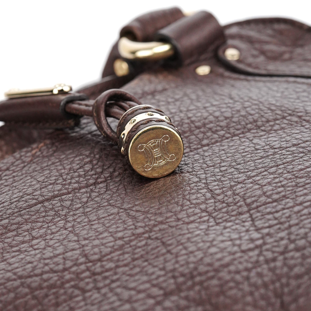 Brown Leather Bittersweet Shoulder Bag