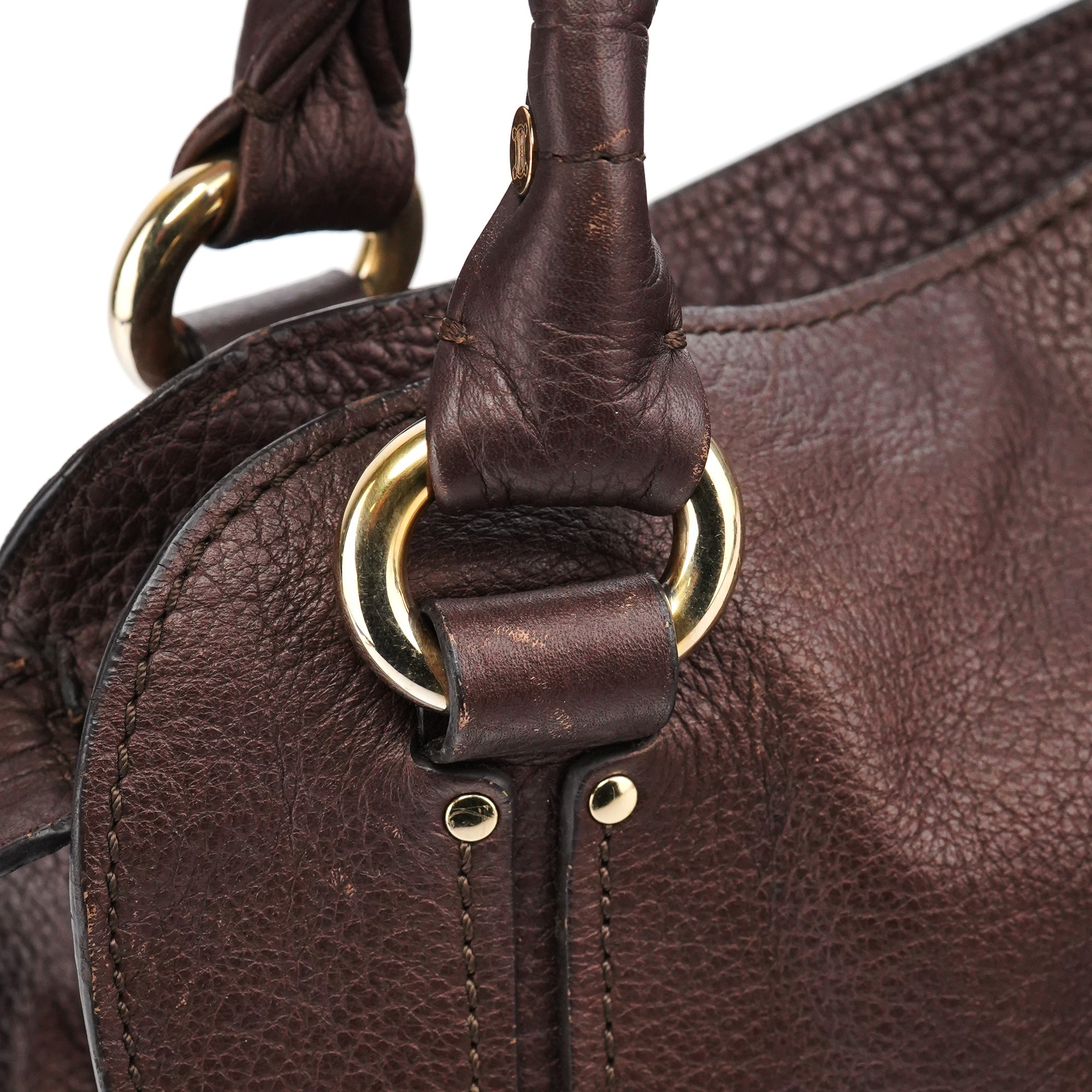 Brown Leather Bittersweet Shoulder Bag
