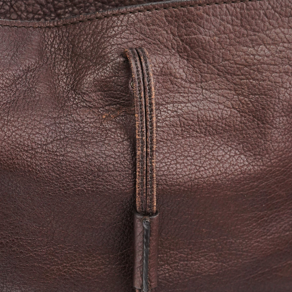 Brown Leather Bittersweet Shoulder Bag