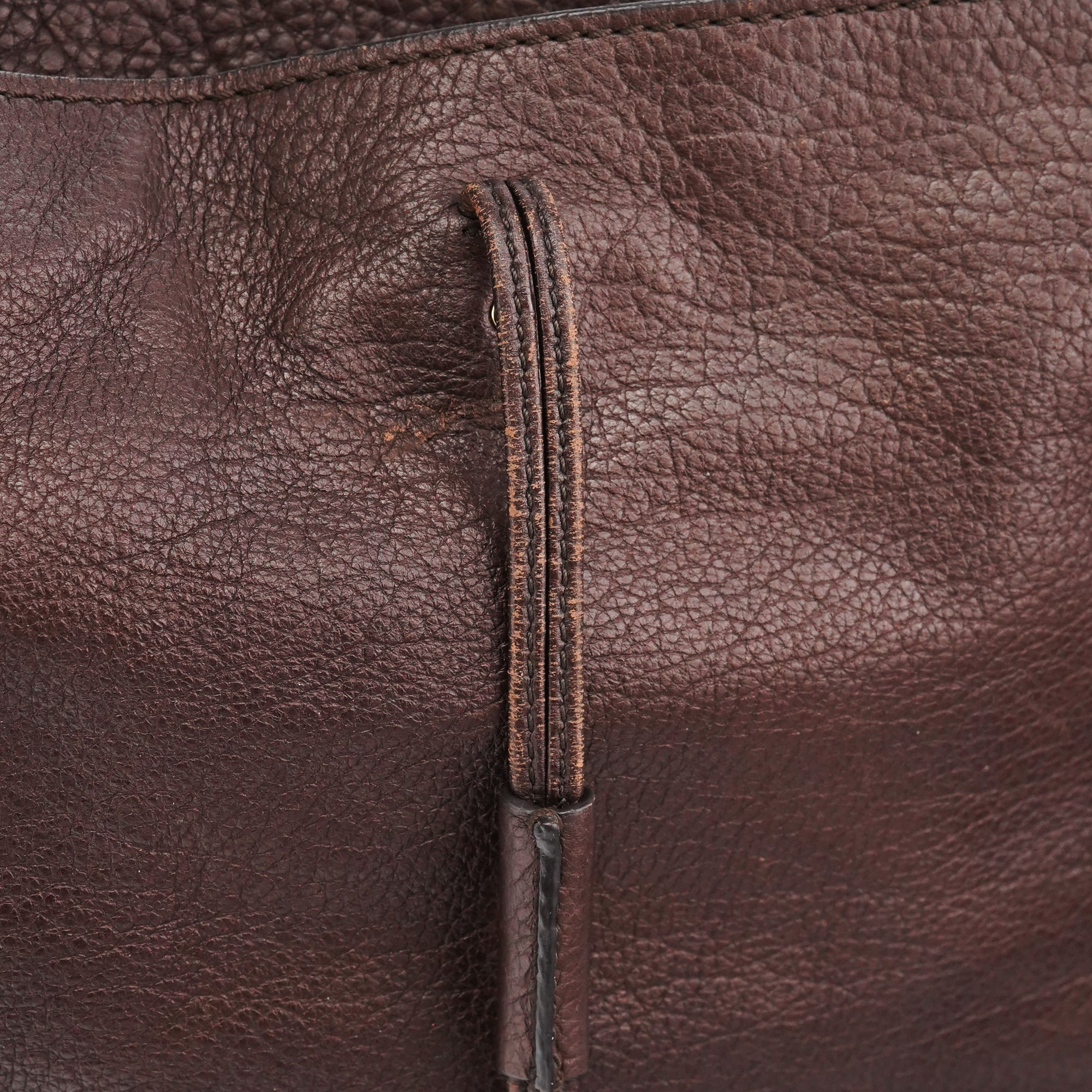 Brown Leather Bittersweet Shoulder Bag