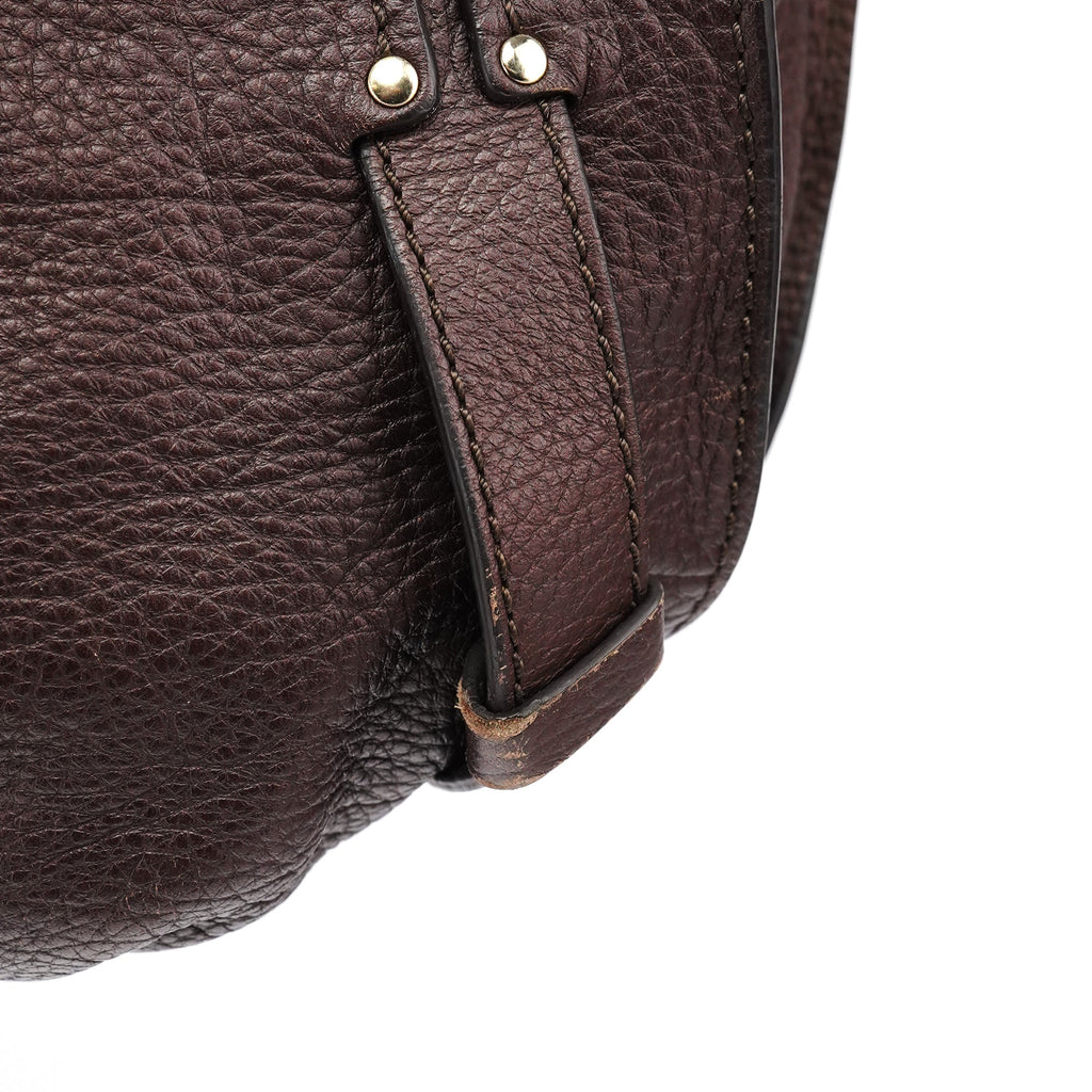 Brown Leather Bittersweet Shoulder Bag