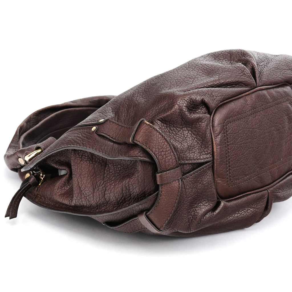 Brown Leather Bittersweet Shoulder Bag