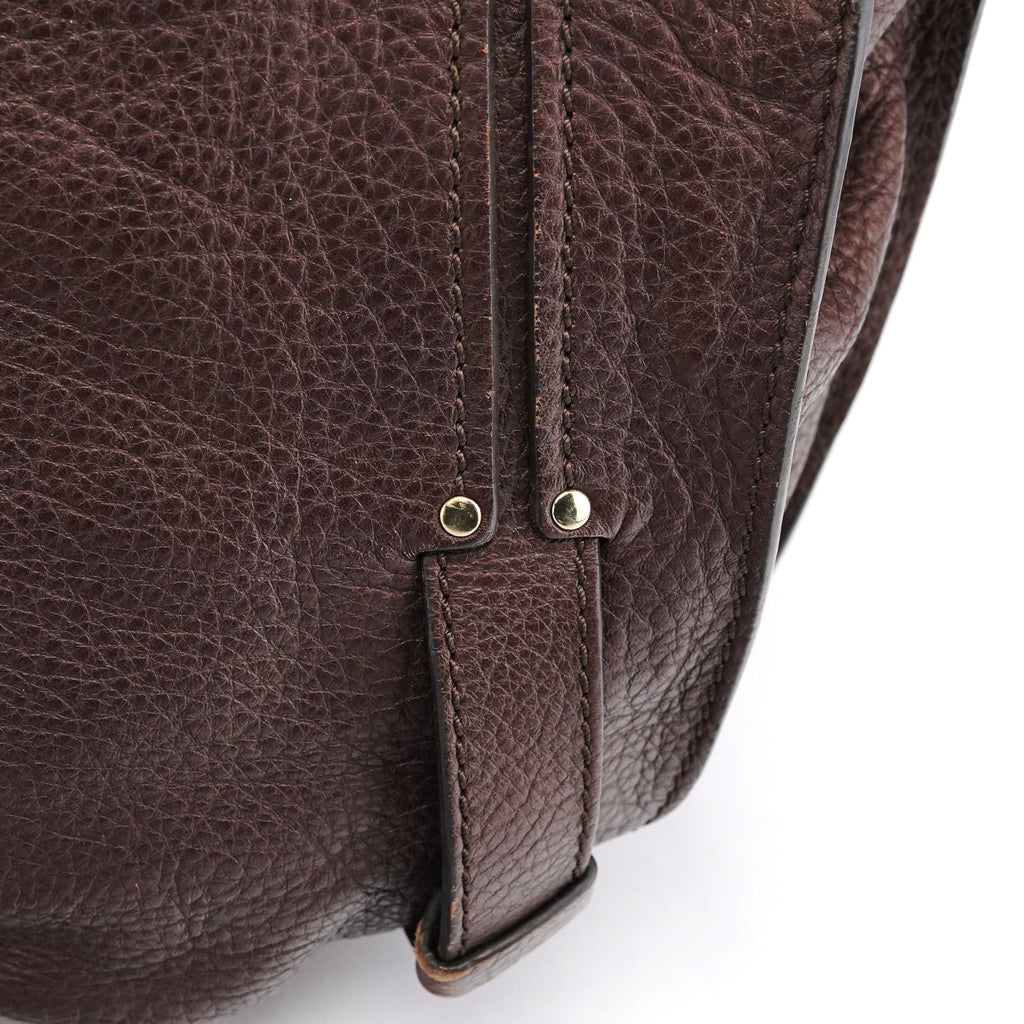 Brown Leather Bittersweet Shoulder Bag