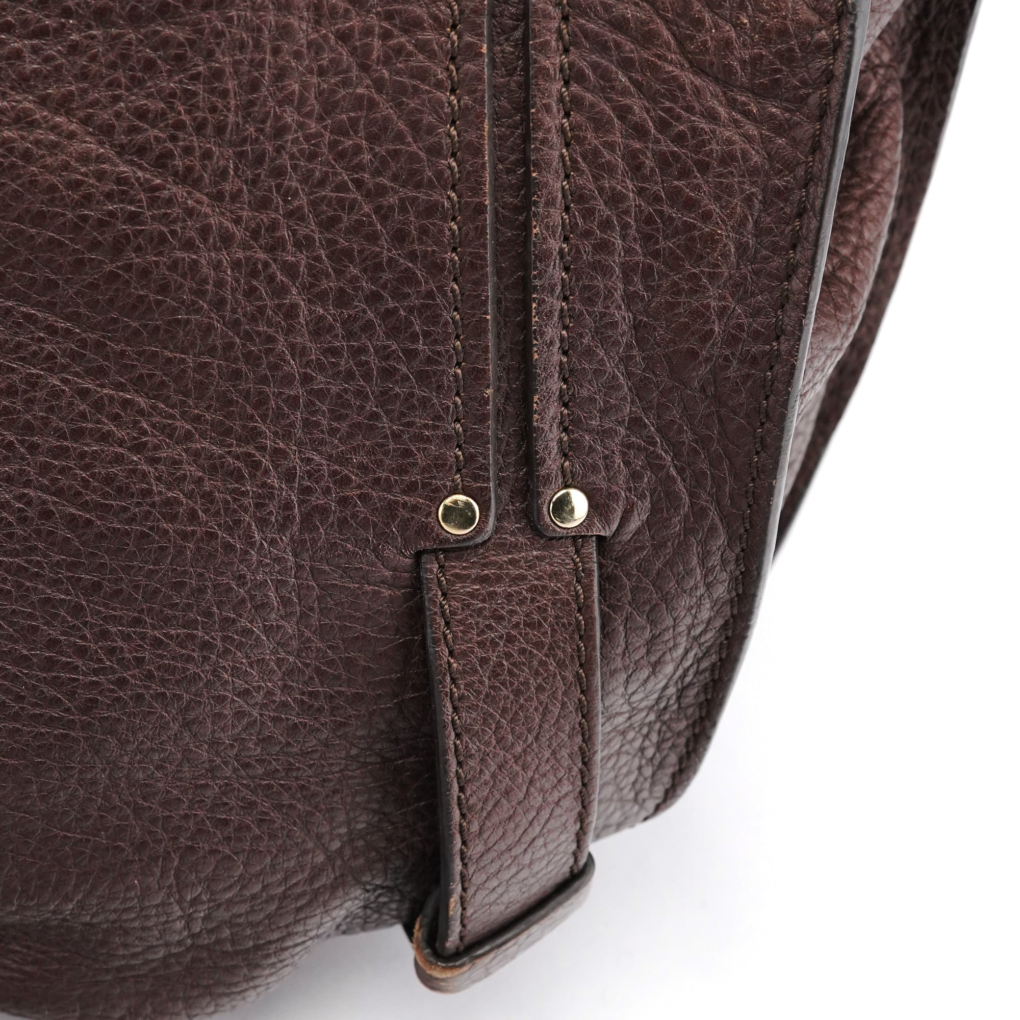 Brown Leather Bittersweet Shoulder Bag