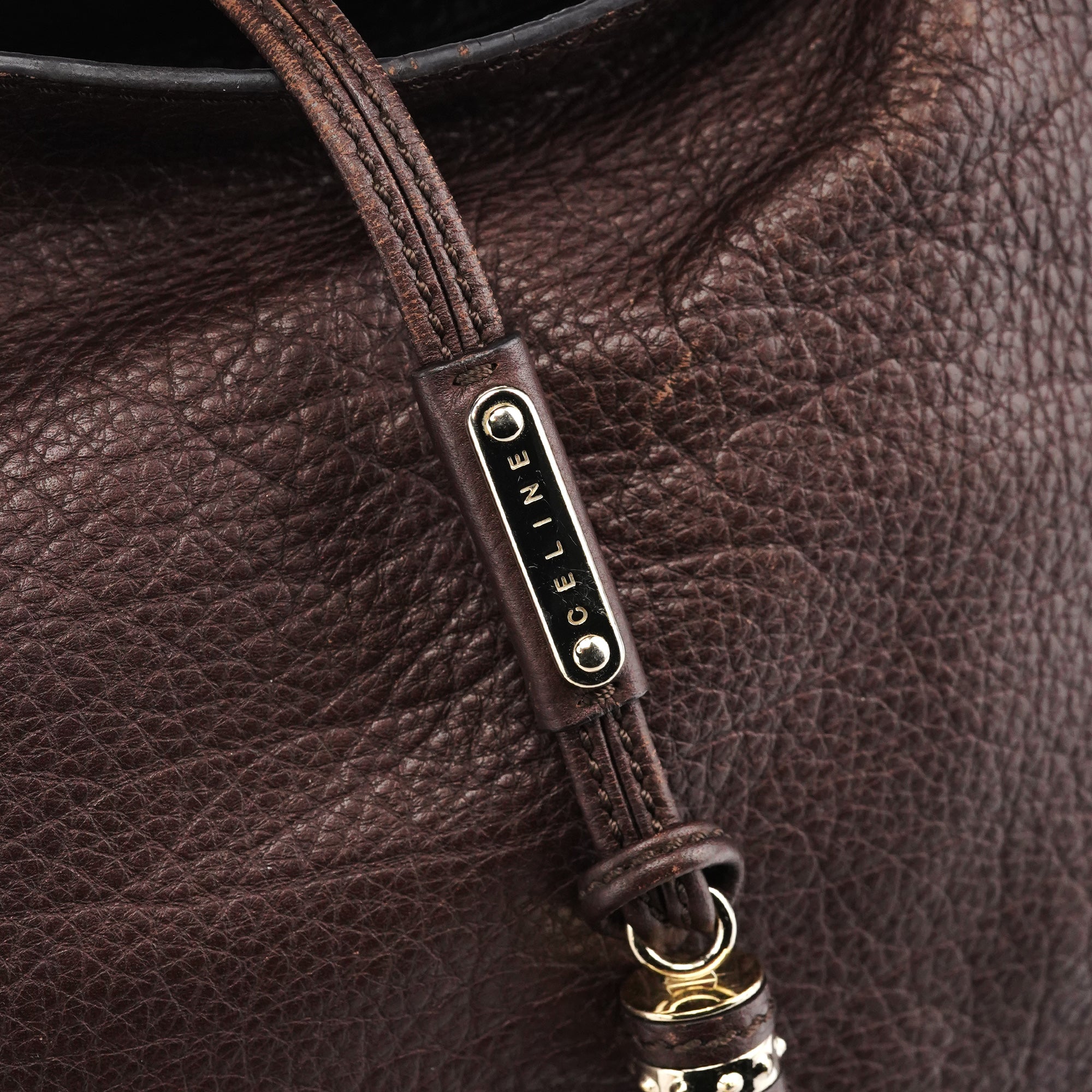 Brown Leather Bittersweet Shoulder Bag