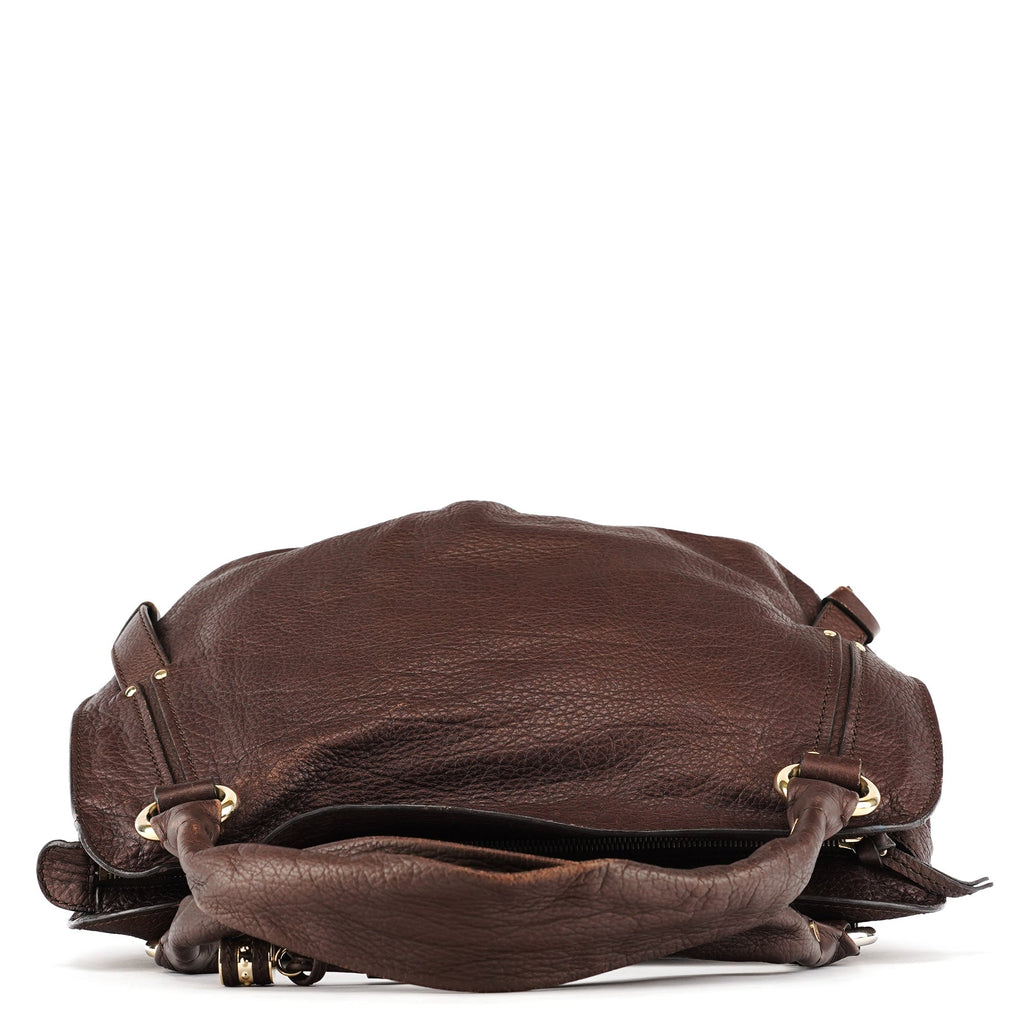 Brown Leather Bittersweet Shoulder Bag
