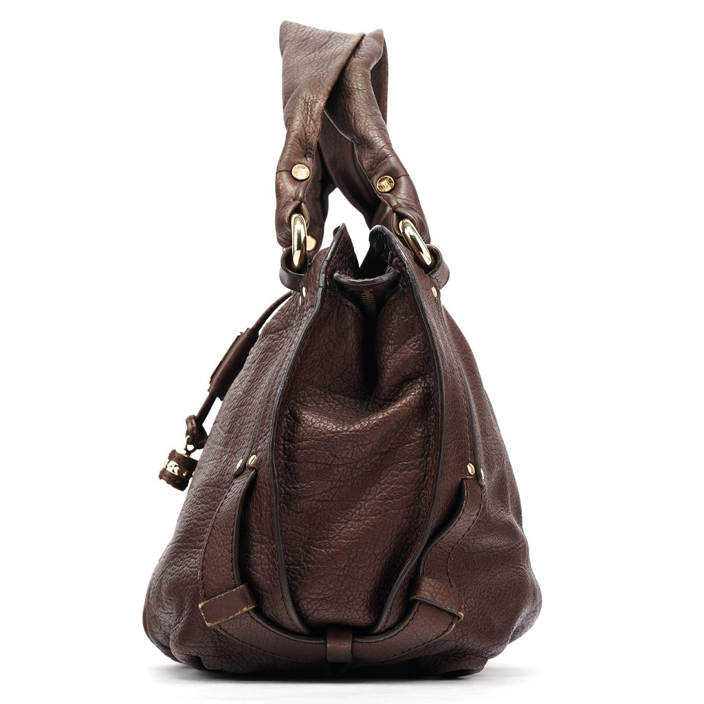 Brown Leather Bittersweet Shoulder Bag