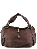 Brown Leather Bittersweet Shoulder Bag