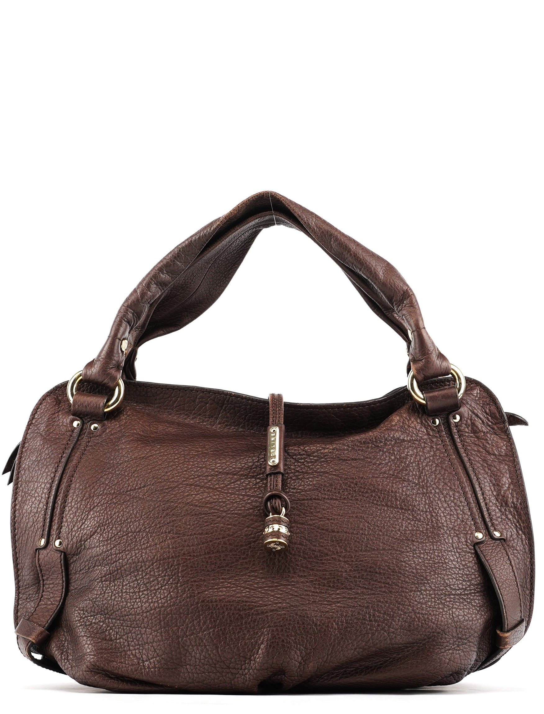 Brown Leather Bittersweet Shoulder Bag