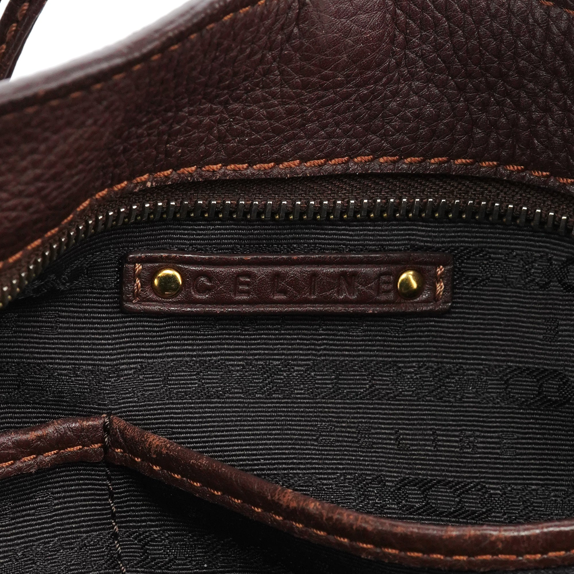 Brown Leather Bittersweet Shoulder Bag