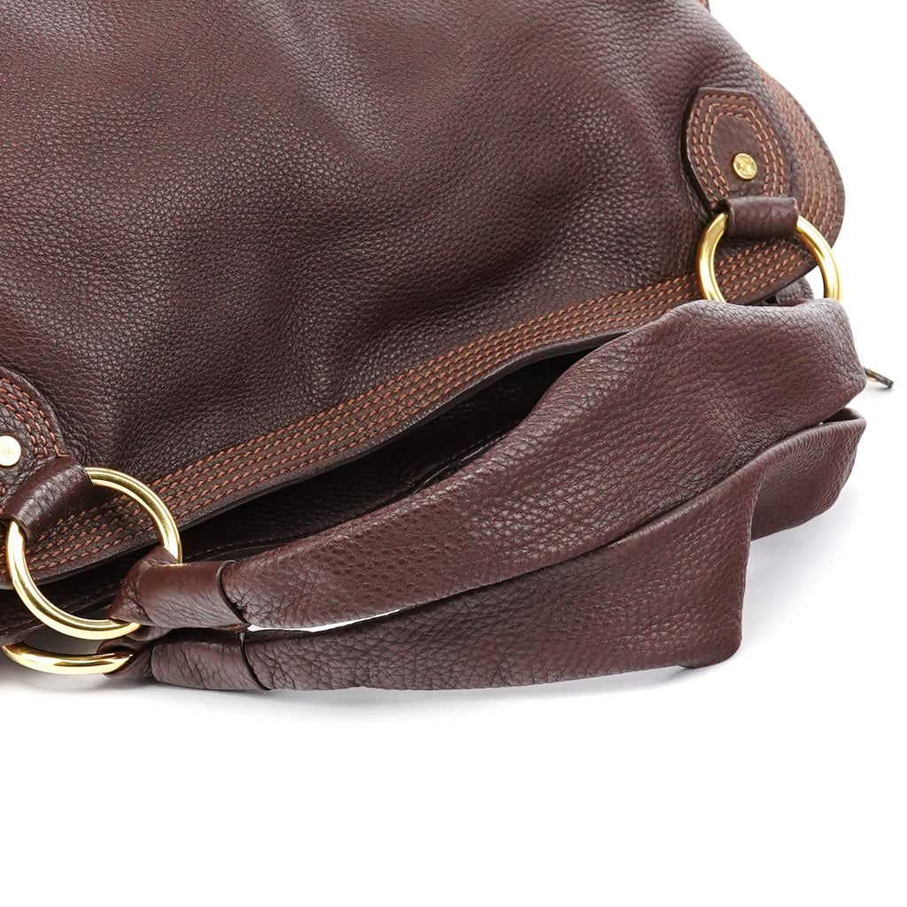 Brown Leather Bittersweet Shoulder Bag
