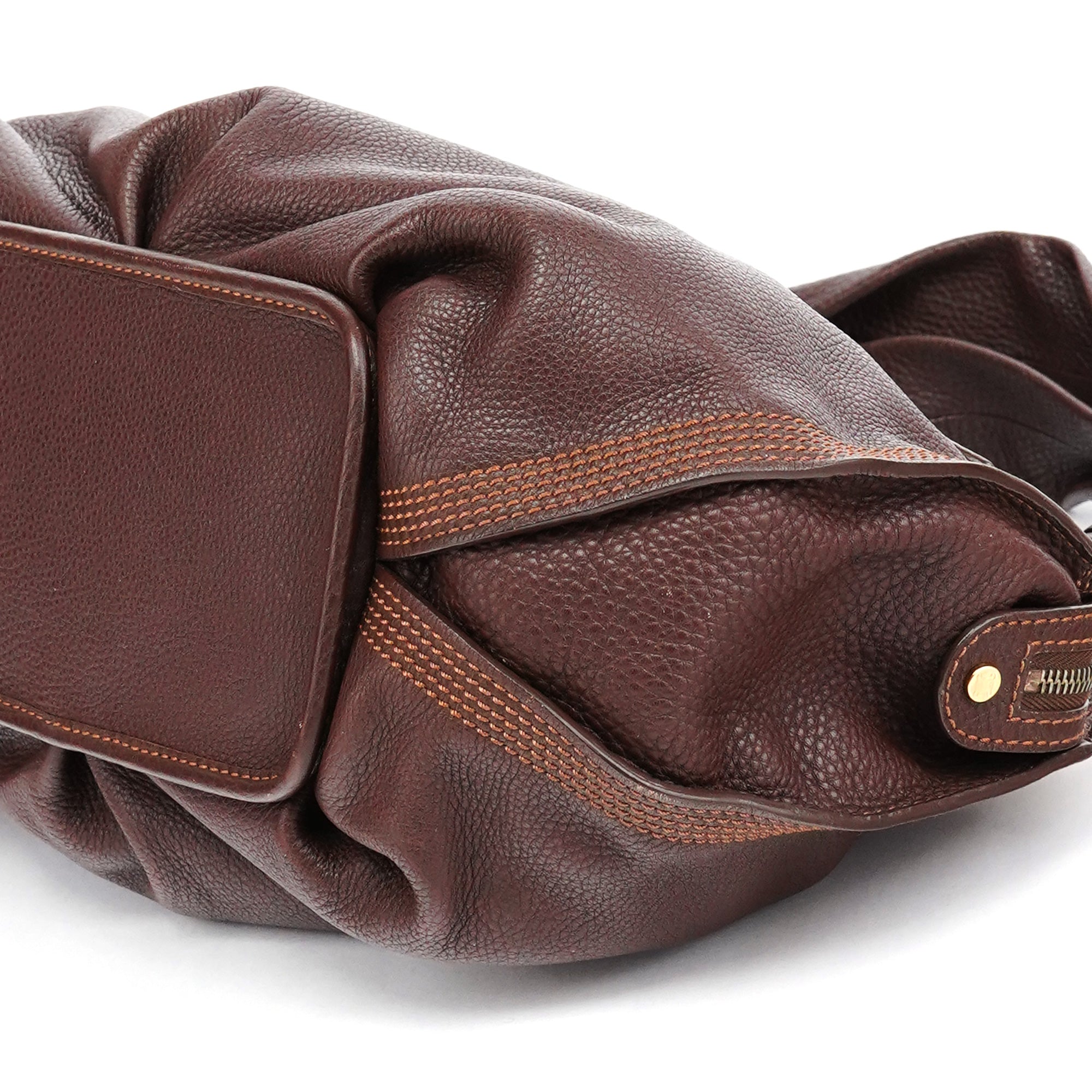 Brown Leather Bittersweet Shoulder Bag