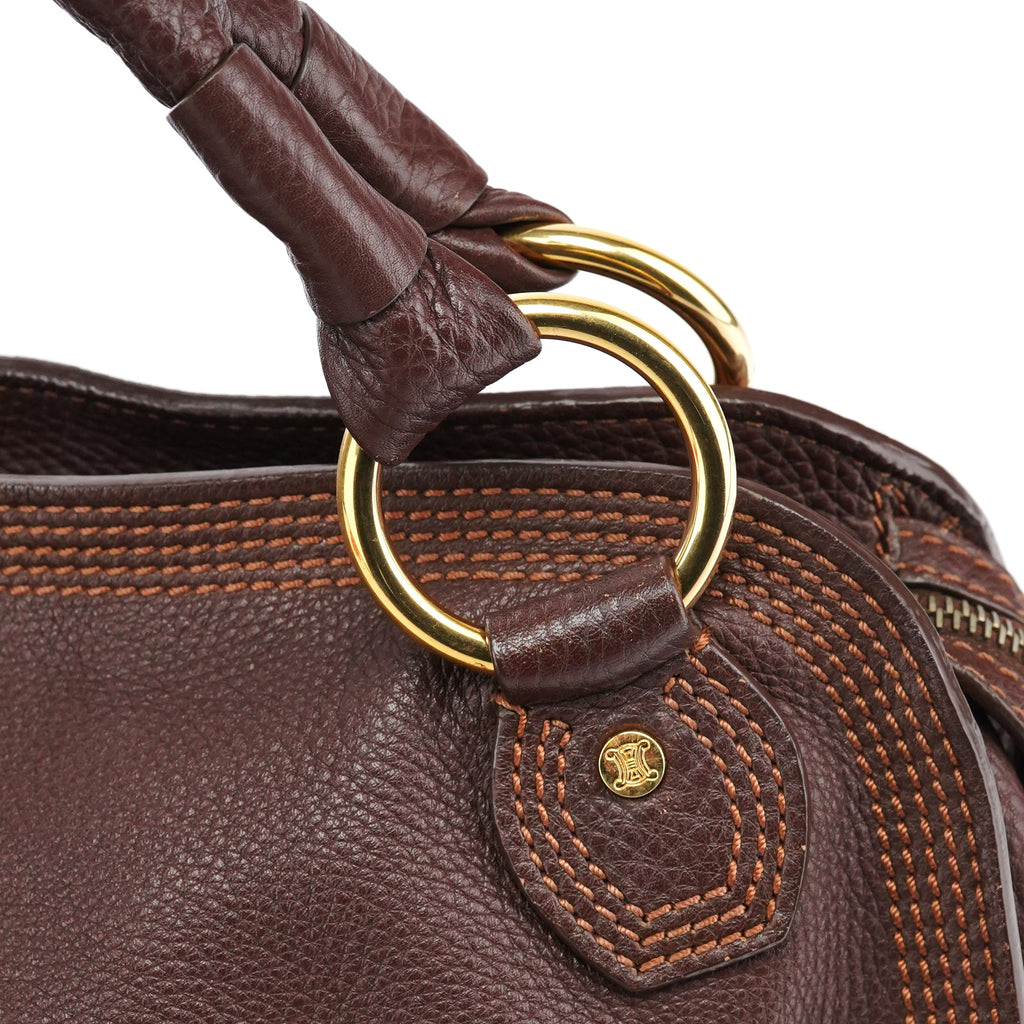 Brown Leather Bittersweet Shoulder Bag