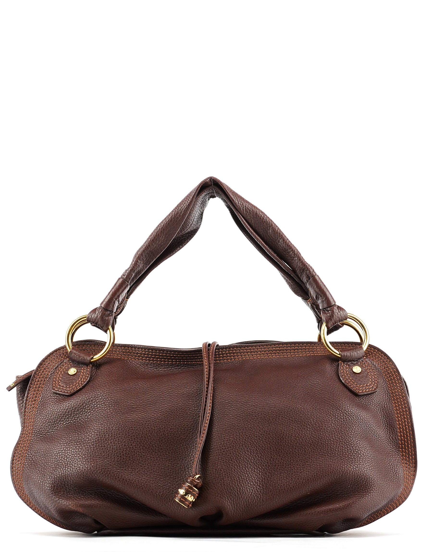 Brown Leather Bittersweet Shoulder Bag