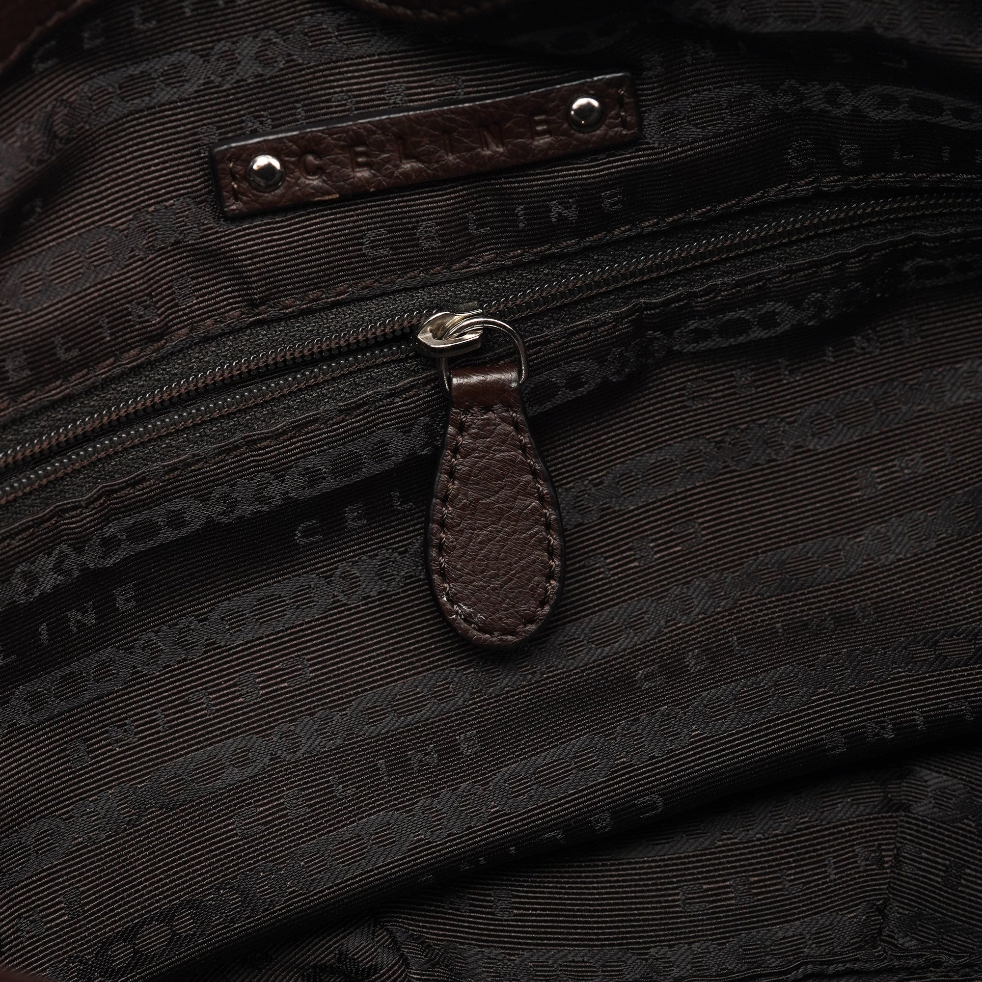 Brown Leather Pillow 2-Way Bag