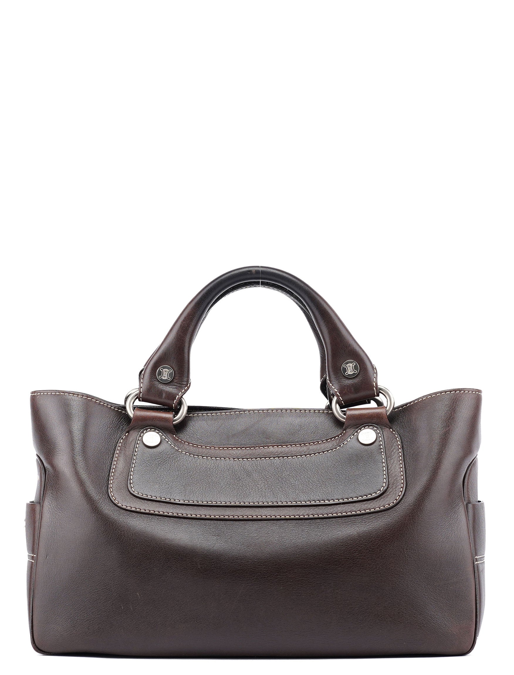 Brown Leather Tote Bag
