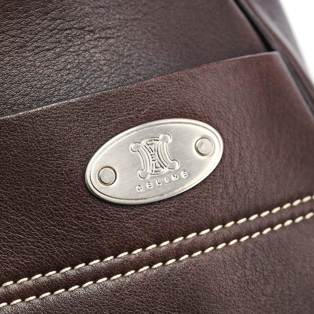 Brown Leather Tote Bag