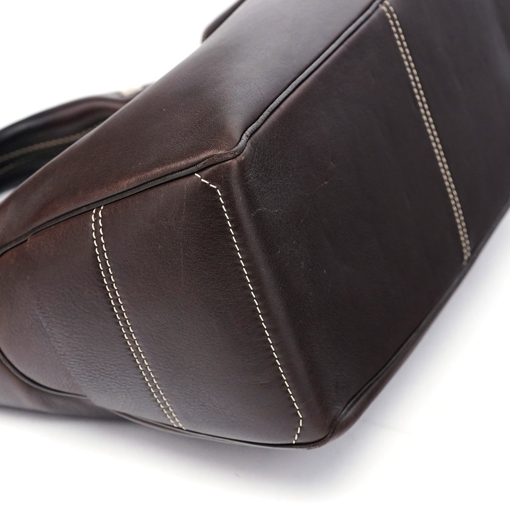 Brown Leather Tote Bag