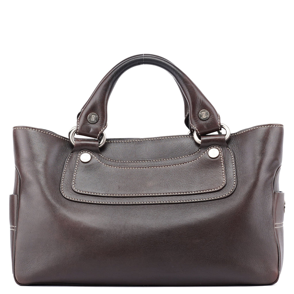 Brown Leather Tote Bag