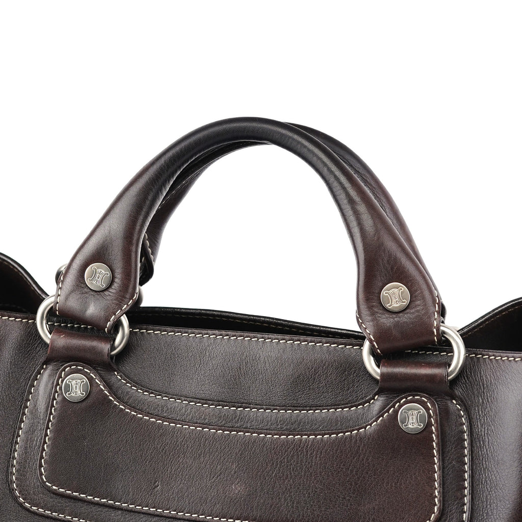 Brown Leather Tote Bag
