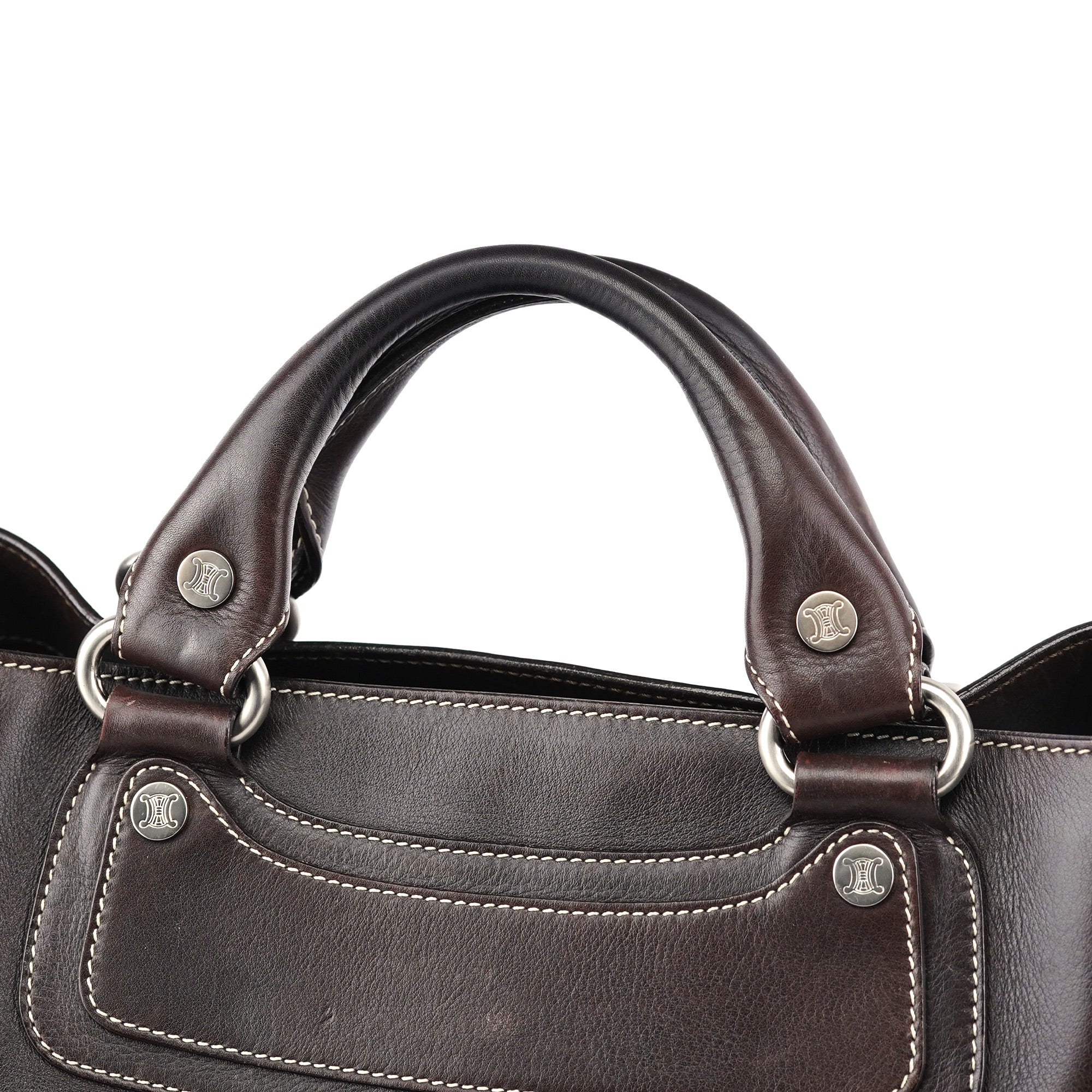 Brown Leather Tote Bag