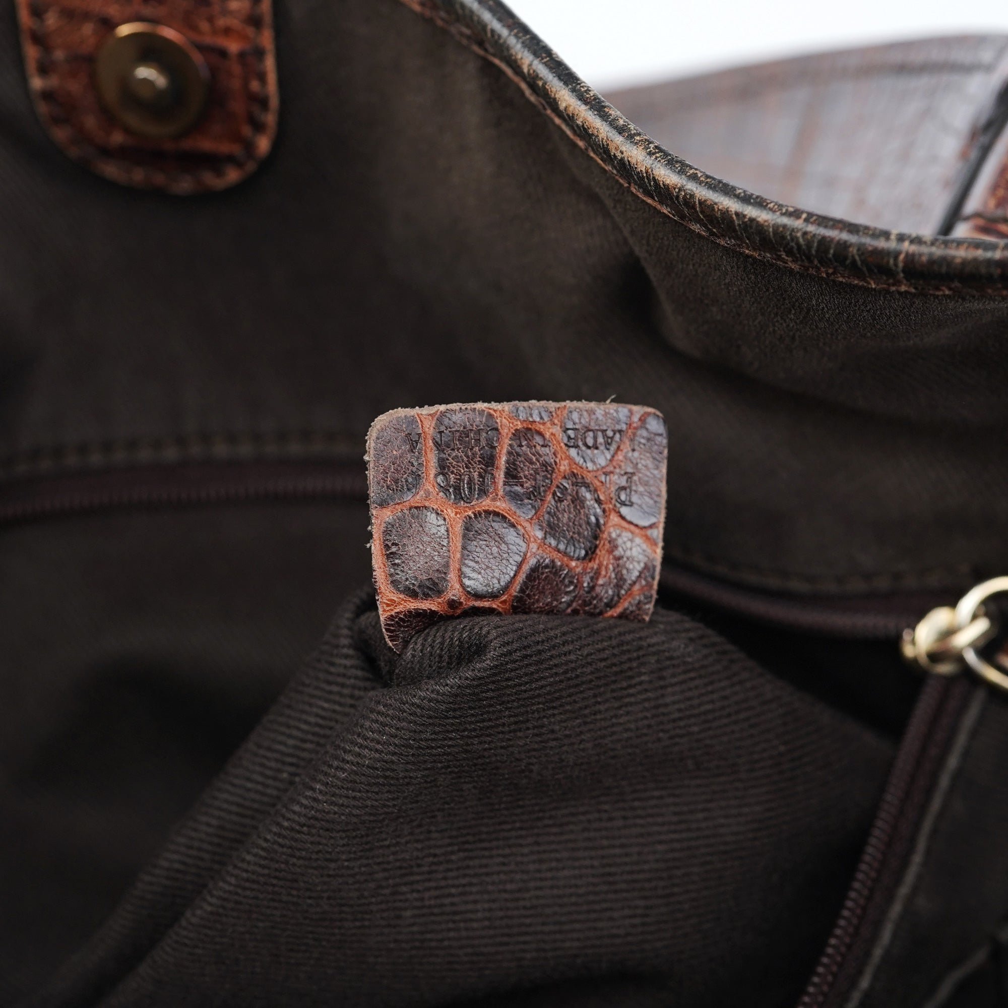 Brown Macadam Bittersweet Shoulder Bag