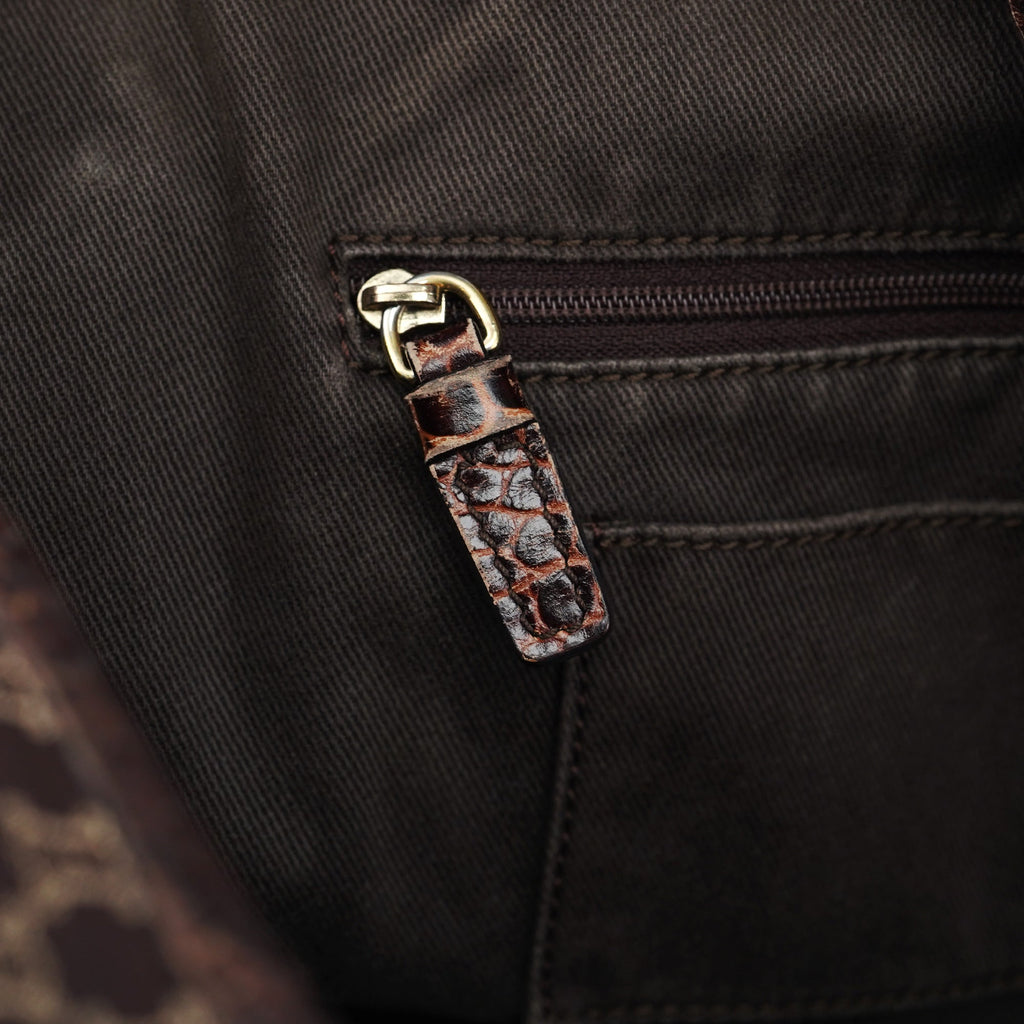 Brown Macadam Bittersweet Shoulder Bag